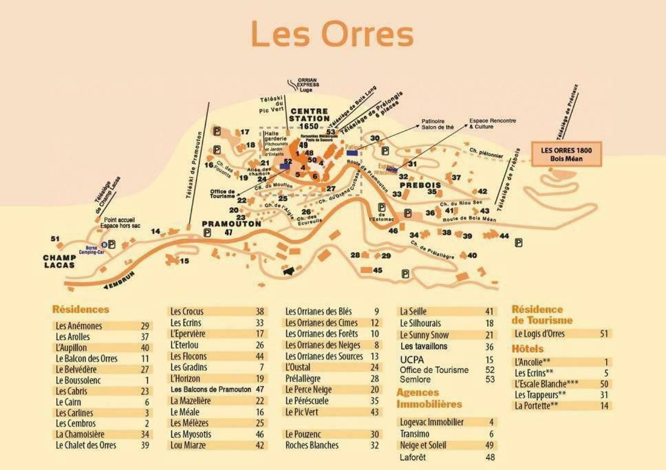 Residence Les Ecrins Les Orres Eksteriør bilde